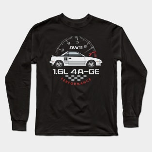 4A-GE-White Long Sleeve T-Shirt